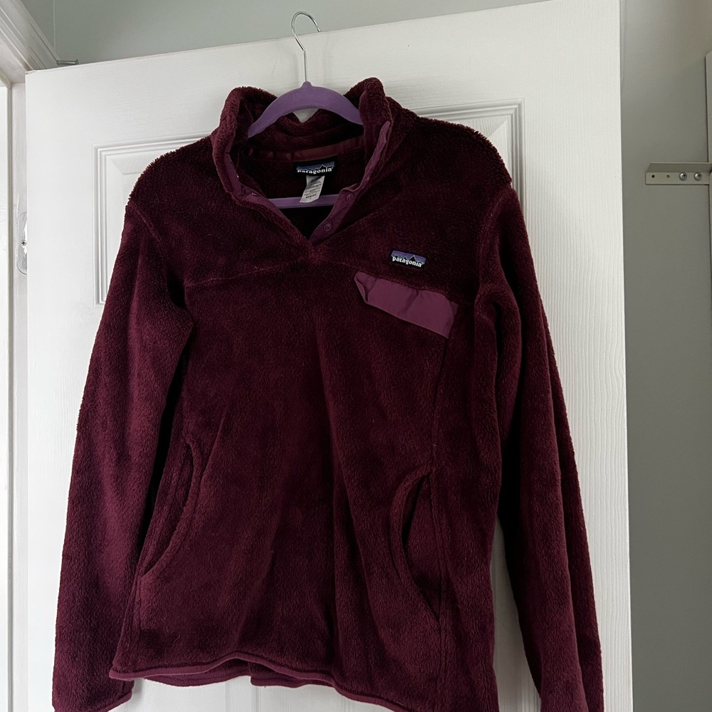Patagonia Maroon Fleece Jacket